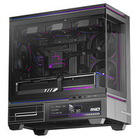 Thermalright TL-M10 Vision PC Case, Mid Tower, ATX, Tempered Glass - Black
