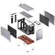 Jonsbo T9 PC-Geh&auml;use, Mini-Geh&auml;use, ITX, PCIe 5.0 Riserkabel - silber image number null