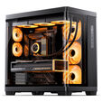 Jonsbo TK-4 Geh&auml;use, Midi-Tower, ATX, Tempered Glass - schwarz image number null