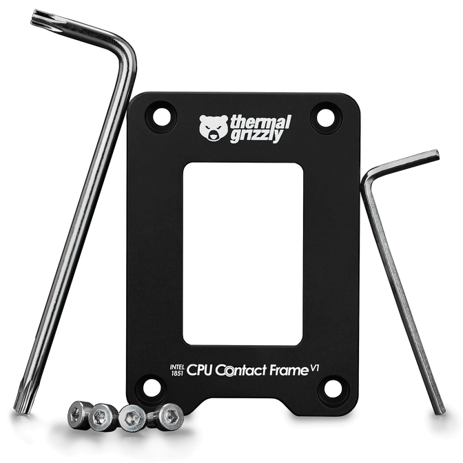 Thermal Grizzly Intel 1851 CPU Contact Frame V1 - schwarz image number 3