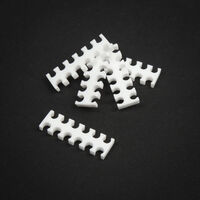 King Mod Service 12-Slot Cable Comb 4mm wide - white - set of 5