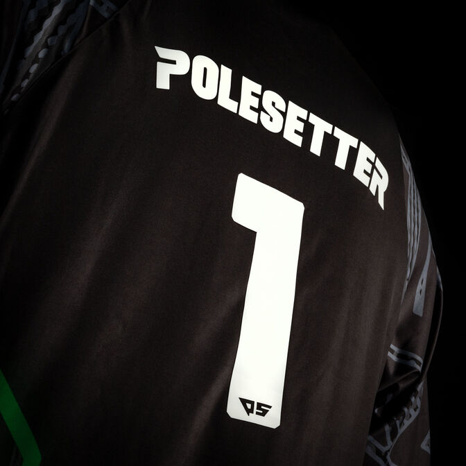 Polesetter ONE Simracing Jersey Green - Size L, green image number 4