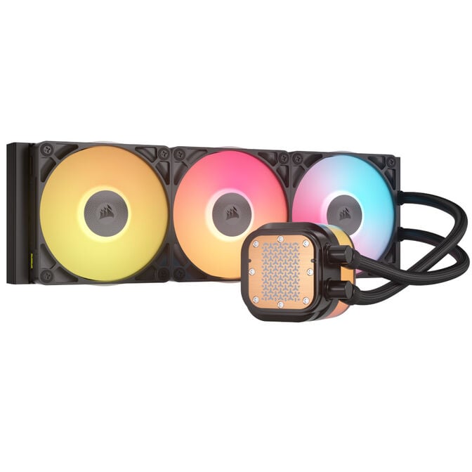 Corsair iCUE LINK Titan 360 RX LCD Complete Water Cooling, RGB - 360mm, black image number 2