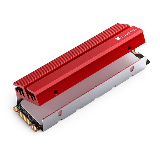 Jonsbo M.2-6 SSD-K&uuml;hler, 2280 - rot image number 4