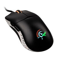 Ducky Feather Gaming Mouse, ARGB - Omron Switches, black/white