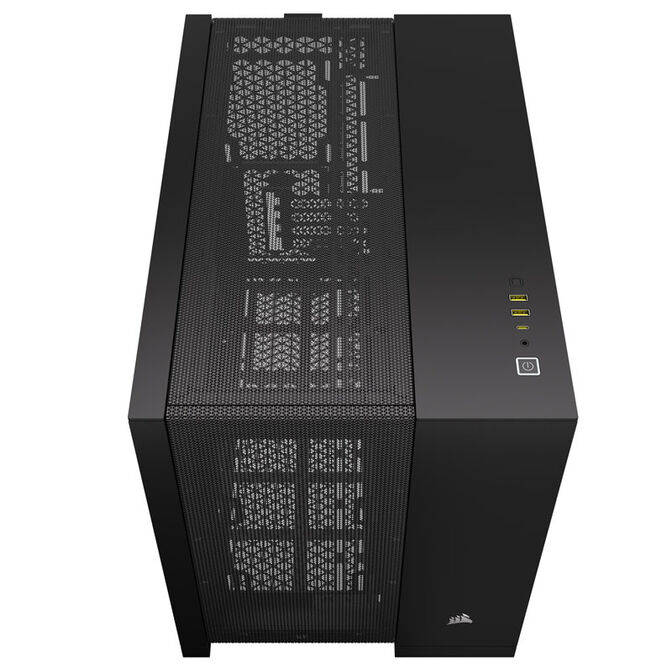 Corsair 250D Airflow Micro-ATX Case, Tempered Glass - black image number 3