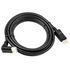 InLine 8K (UHD-2) DisplayPort Kabel, nach oben gewinkelt, schwarz - 3m image number null