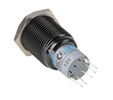 Lamptron Vandal Resistant Switch 16mm - Blackline - blue image number null
