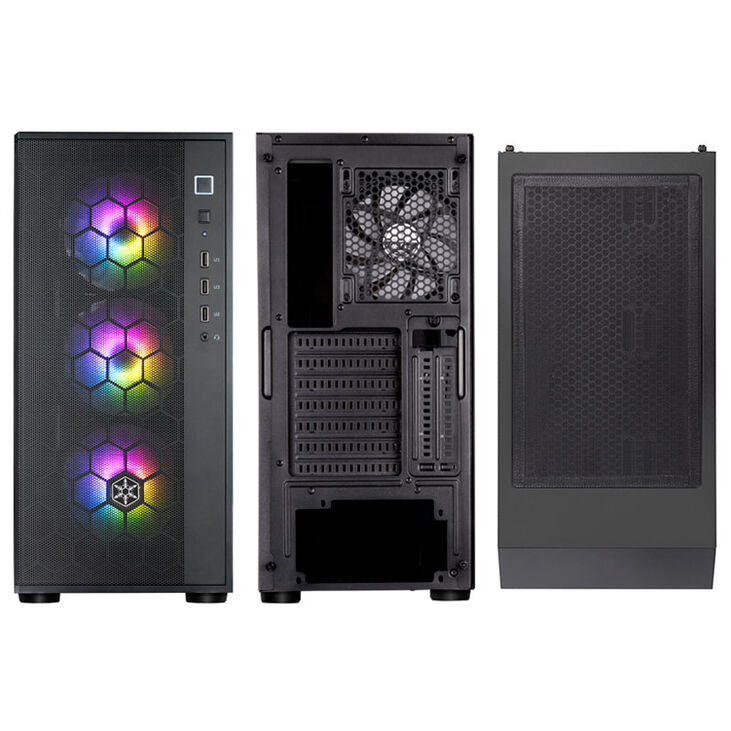 SilverStone Fara R1 PRO V2 Midi-Tower, Tempered Glass - schwarz image number 1