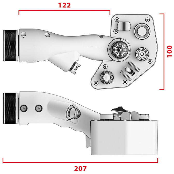 Virpil Controls Hawk-60 Collective Grip image number 3