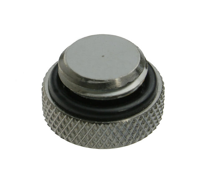 Bitspower Stop Plug G1/4 Inch Female Thread - glossy black image number 1