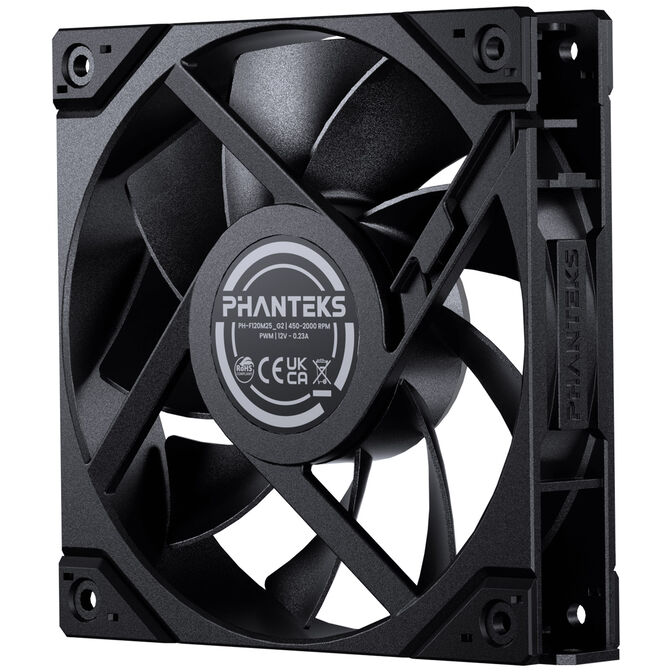 PHANTEKS M25 Gen2 PWM L&uuml;fter, 3er-Pack - 120mm, schwarz image number 4