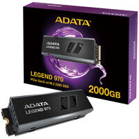 ADATA LEGEND 970 PRO NVMe SSD, PCIe 5.0 M.2 Typ 2280, mit K&uuml;hlk&ouml;rper - 2 TB