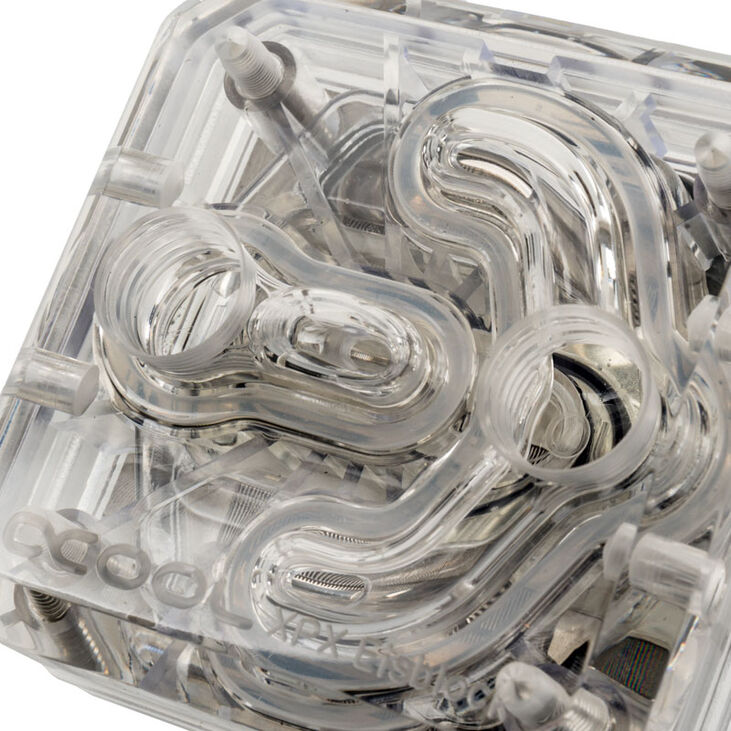 Alphacool Eisblock XPX CPU-Kühler für Intel und AMD - poliert, transparent image number 3