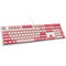 Ducky One 3 Gossamer Pink Gaming Keyboard - MX-Black Clear Top (US)