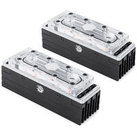 Bitspower RAM Cooler, ARGB - transparent 8-pack