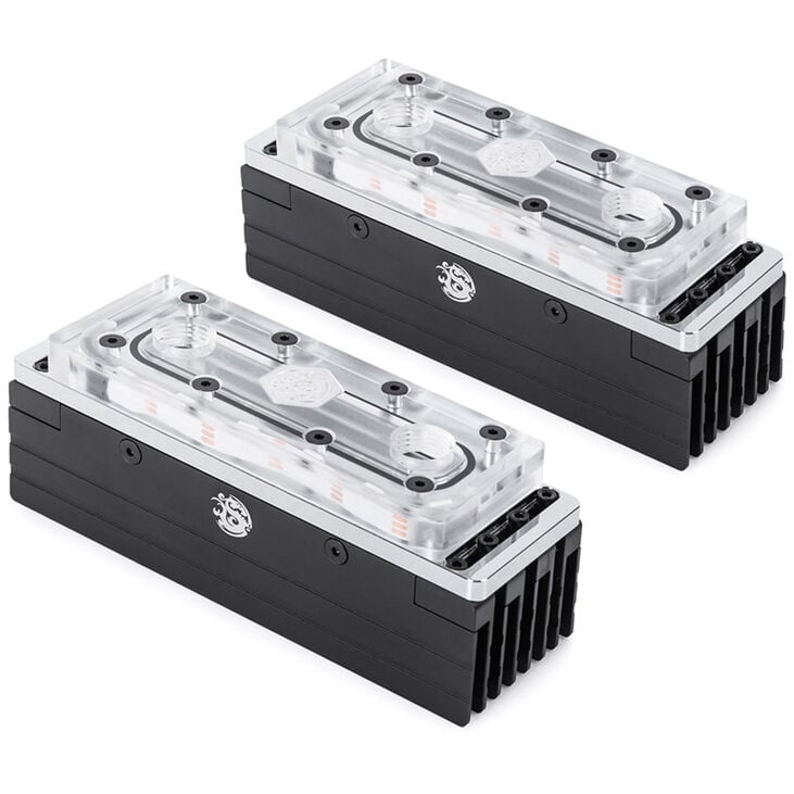 Bitspower RAM Cooler, ARGB - transparent 8-pack image number 0