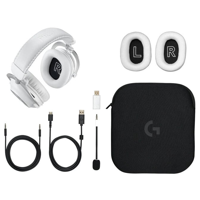 Logitech PRO X 2 Lightspeed wireless Gaming Headset - white image number 5