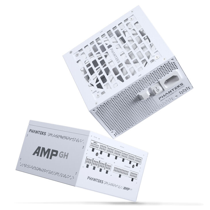 PHANTEKS AMP GH 1200W 80 PLUS Platinum Power Supply, PCIe 5.1, ATX 3.1 - 1200 Watts, white image number 4