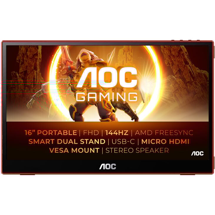 AOC Gaming 16G3, 15,6 inch Gaming Monitor, 144 Hz, IPS, FreeSync image number 1