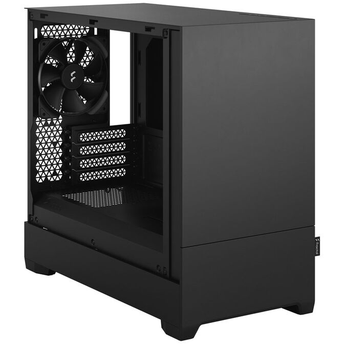 Fractal Design Pop Mini Silent Solid Micro-ATX case, soundproofed - black image number 6
