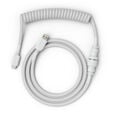 Glorious Coiled Cable Ghost White, USB-C auf USB-A Spiralkabel - 1,37m, wei&szlig; image number null