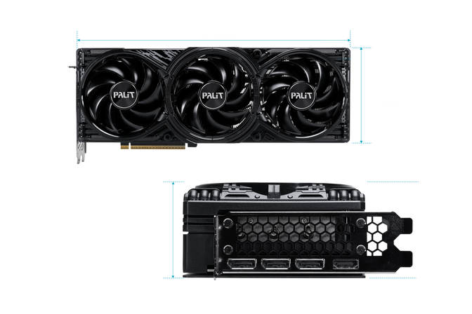 Palit GeForce RTX 5080 GamingPro OC, 16384 MB GDDR7 image number 3