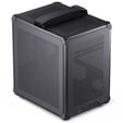 Jonsbo C6 PC-Geh&auml;use, Mini-Tower, Micro-ATX, mit Tragegriff - schwarz image number null