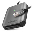 AXAGON CRE-S3 Externer Kartenleser USB-A 3.2 Gen 1, 3-Slot, SD/microSD/CF, UHS-II image number null