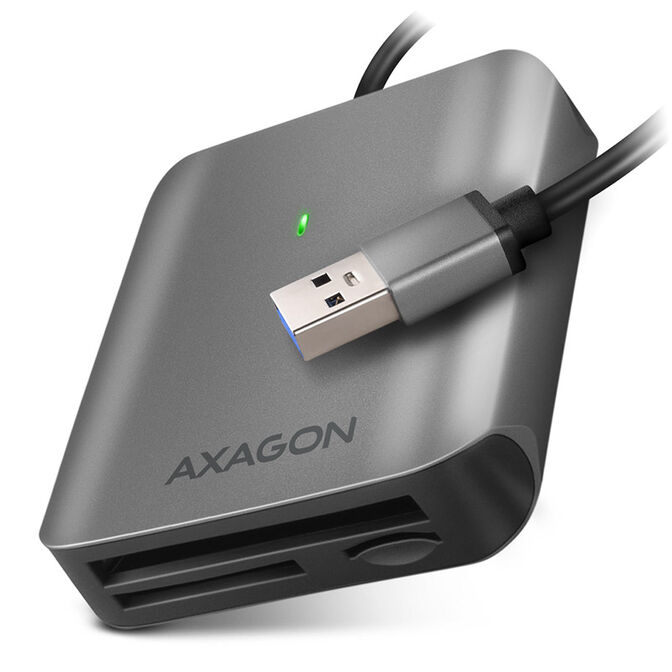 AXAGON CRE-S3 Externer Kartenleser USB-A 3.2 Gen 1, 3-Slot, SD/microSD/CF, UHS-II image number 0