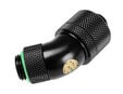 Bitspower Anschluss 45 Grad G1/4 Zoll AG auf 16/10mm - drehbar, schwarz matt image number null
