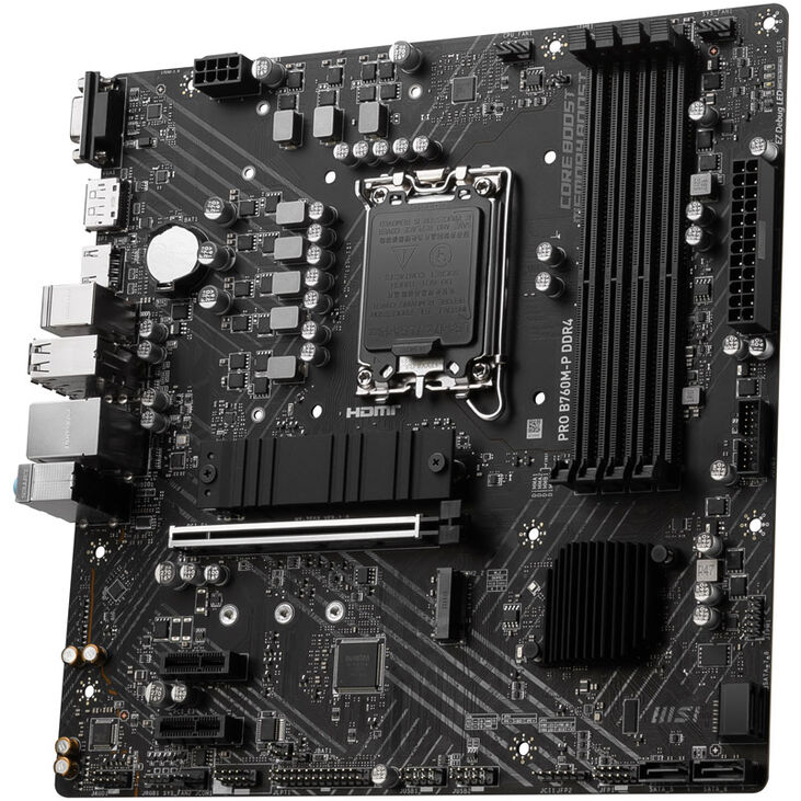 MSI Pro B760M-P, Sockel LGA 1700, Intel B760M, Micro-ATX - DDR4 image number 5