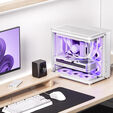 Jonsbo TK-2 2.0 Midi-Tower, Tempered Glass - wei&szlig; image number null