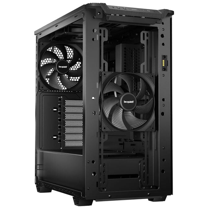 be quiet! Pure Base 501 DX PC Case, Mid Tower, ATX, ARGB, Tempered Glass - black image number 4
