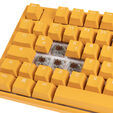 Ducky One 3 Yellow TKL Gaming Tastatur, RGB LED - MX-Brown image number null
