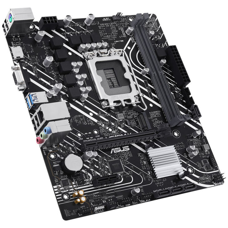 ASUS Prime H610M-K, Intel H610 motherboard, LGA1700 socket, DDR5 image number 1