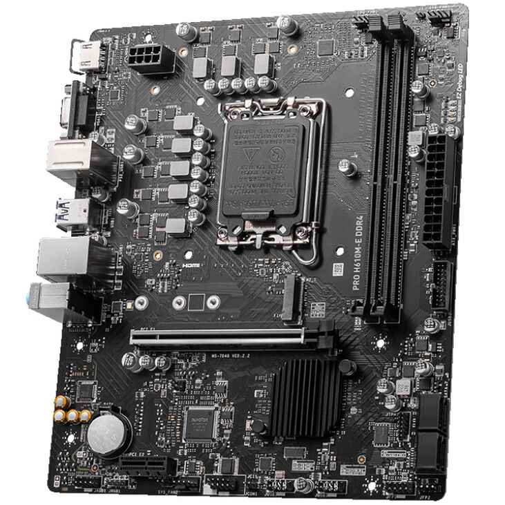 MSI Pro H610M-E DDR4, Socket LGA 1700, Intel H610, Micro-ATX - DDR4 image number 4
