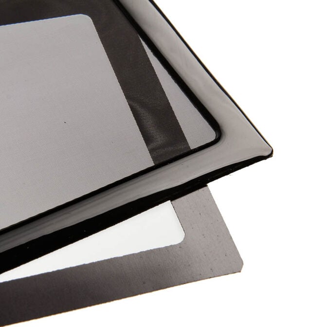 Demciflex Staubfilter f&uuml;r 420mm Radiatoren - schwarz/schwarz image number 1