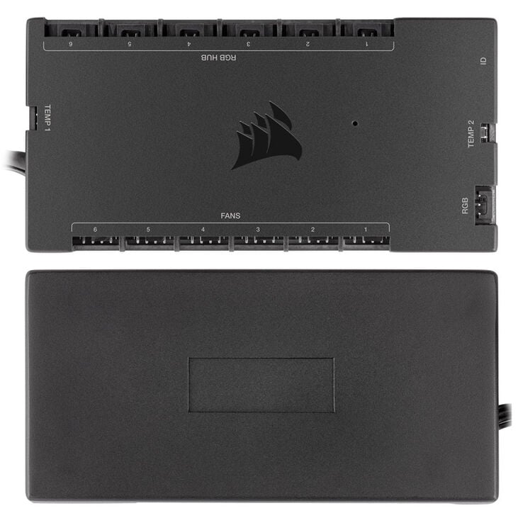 Corsair Commander Core XT RGB LED Controller + Fan Hub - schwarz image number 2