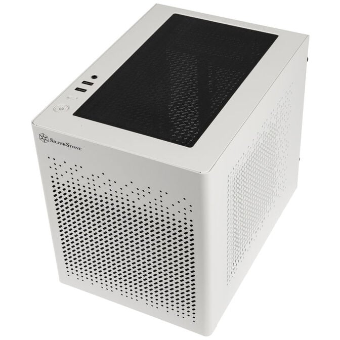 SilverStone SST-SG16W Mini-ITX Geh&auml;use - wei&szlig; image number 1