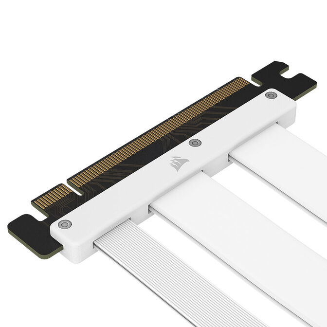 Corsair Premium PCIe-5-Riser-Kabel, 175 mm, x16-Schnittstelle - wei&szlig; image number 5