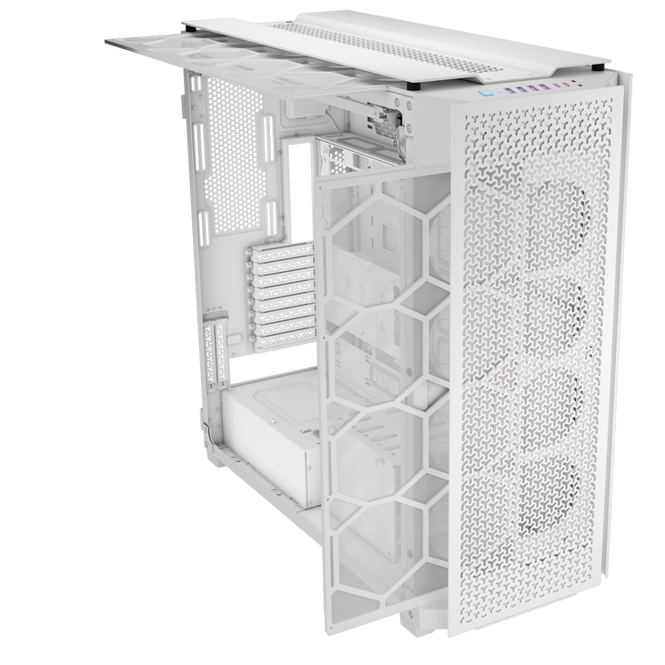 Corsair iCUE 9000D RGB Airflow Big-Tower - weiß image number 2