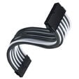 SilverStone ATX 24-Pin-Kabel, 300mm - Schwarz/Wei&szlig; image number null