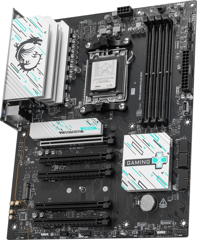 MSI B840 Gaming Plus WiFi Mainboard, Sockel AM5, AMD B840, ATX, DDR5 image number 3