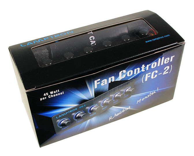 Lamptron FC2 Fan Controller 5,25 Zoll - black image number 3