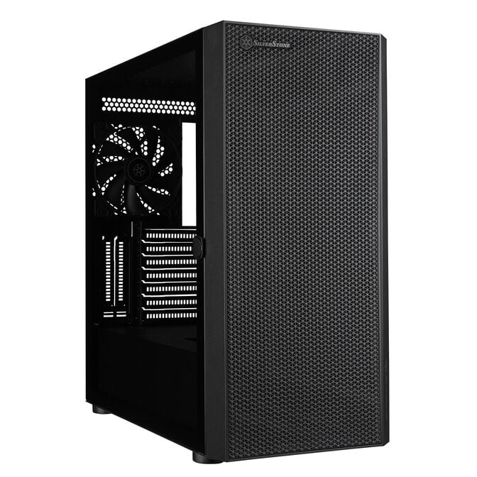 SilverStone SST-SEH1B-G - SETA H1 Midi-Tower, Tempered Glass - schwarz image number 1
