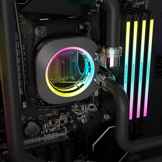 Corsair Hydro X Series XC7 RGB Elite CPU Wasserblock LGA 1700, AM4 / AM5 - schwarz image number 3