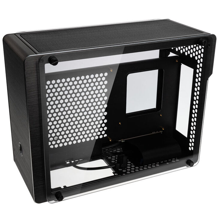 Raijintek Ophion EVO Mini-ITX Case, Tempered Glass - Black image number 2