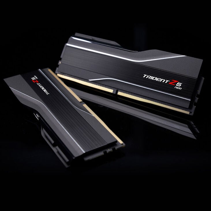 G.Skill Trident Z5 Neo DDR5-6000 RAM, CL32, EXPO - 32 GB Dual-Kit, black image number 5