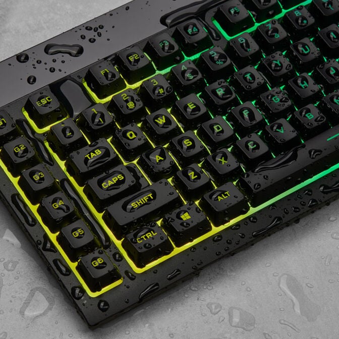 Corsair K55 RGB PRO Gaming Tastatur, RGB LED - schwarz image number 5